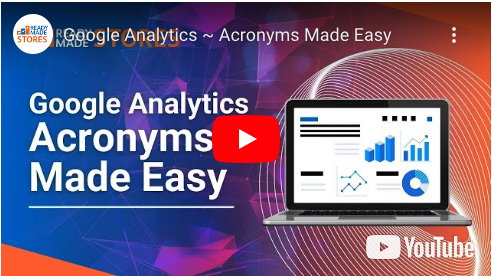 Google Analytics ~ Acronyms Made Easy